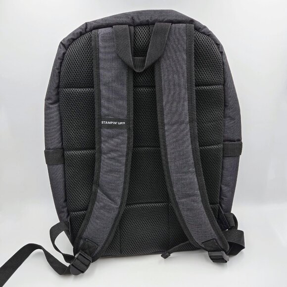 Stampin’ Up! On Stage Backpack Poppies Flowers Red Black Convention Floral Read - Picture 6 of 12